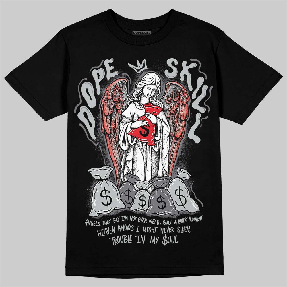 Wolf Grey 12s DopeSkill T-Shirt Angels Graphic