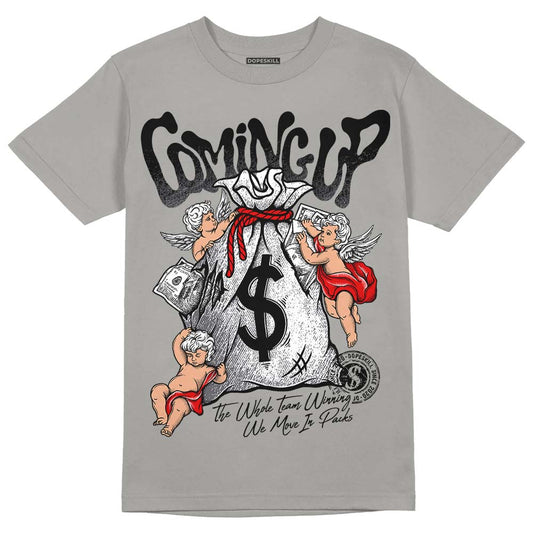 Wet Cement 4s DopeSkill Grey T-shirt Money Bag Coming Up Graphic