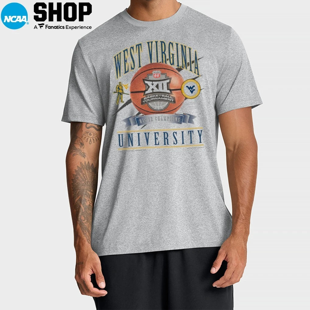 West Virginia Mountaineers Women’s Basketball 2026 Big 12 Conference Tournament Champions T-Shirt