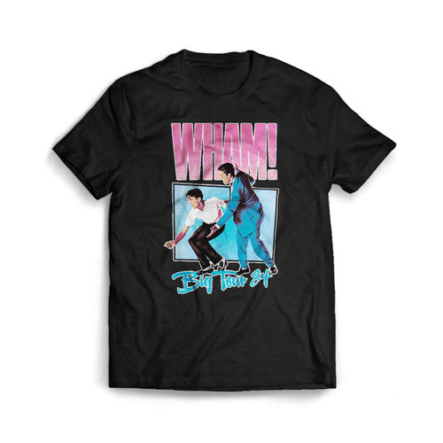 Wham Big Tour 84 George Michael Man's T-Shirt Tee