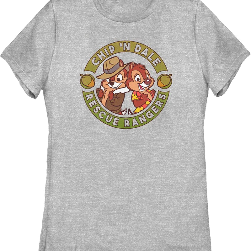 Gray Womens Chip 'n Dale Rescue Rangers Shirt